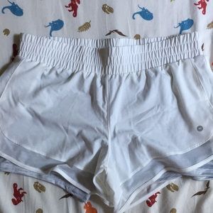 White athletic shorts
